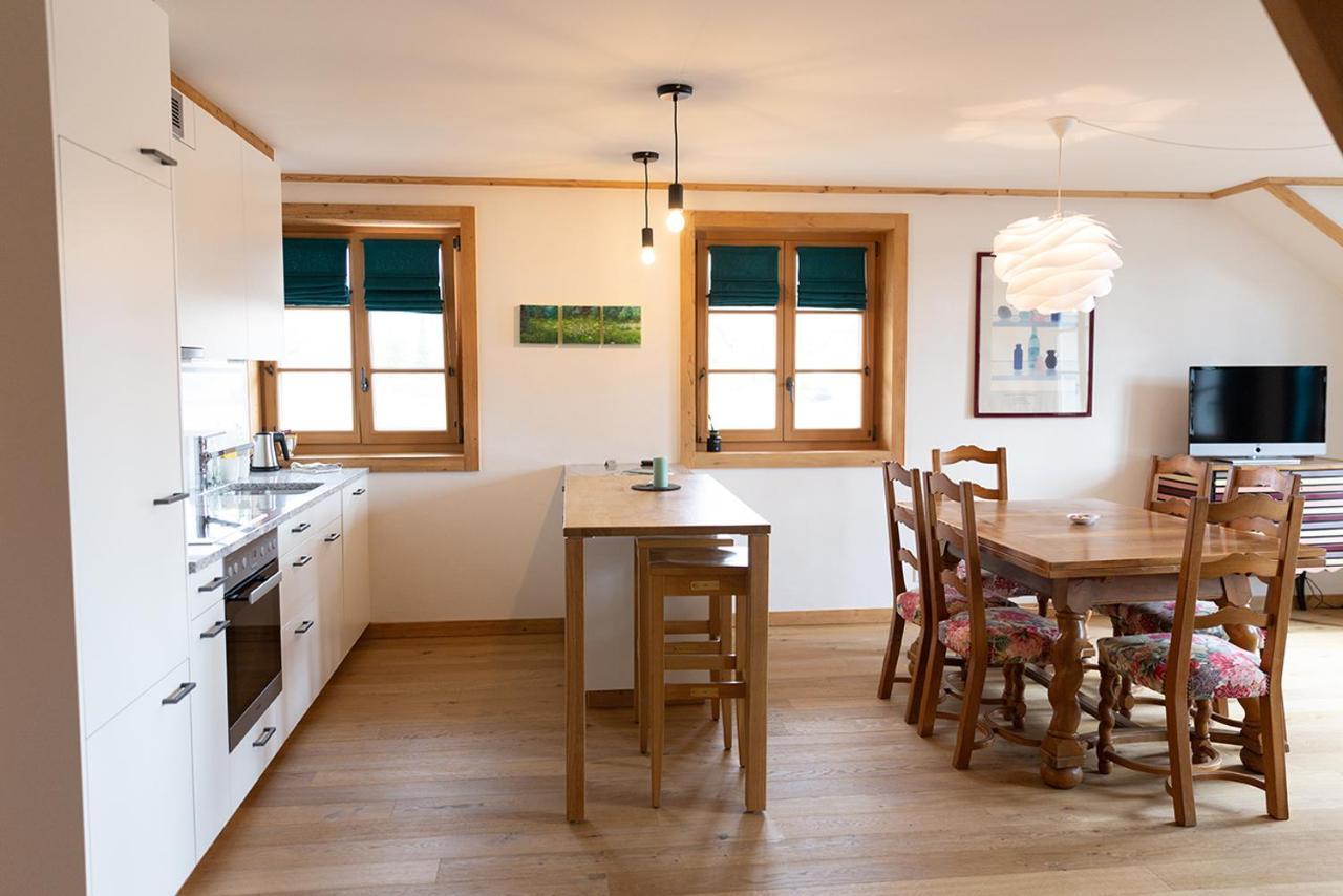 Gasthof Zum Schluessel La Meridienne Fribourg Sa Ueberstorf Eksteriør billede
